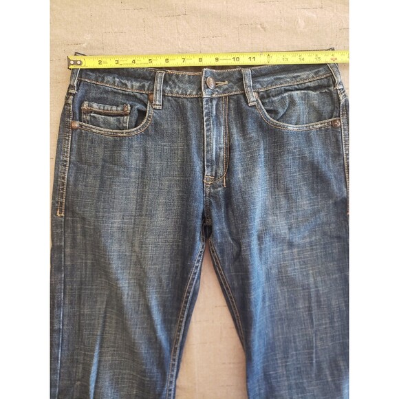 Buffalo David Bitton Jeans Men Sz 30 Fit 32 X 30.5 Domax Straight Leg Blue Denim - Picture 9 of 16